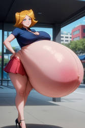 AI Generated - Clover (Totally Spies) (Pregnant)