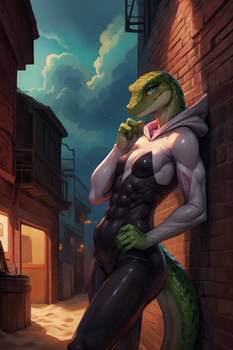 AI - Gwen Stacy (Lizard Anthro) 4