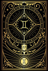 Gold Book Cover Design - The Zodiac Academy