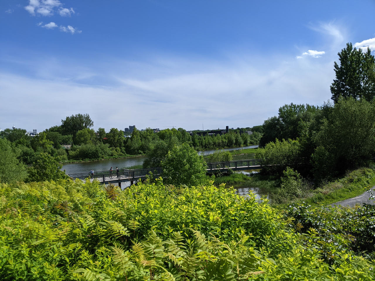 Bucolic landscape in Quebec City
