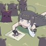 Ina and Takodachi