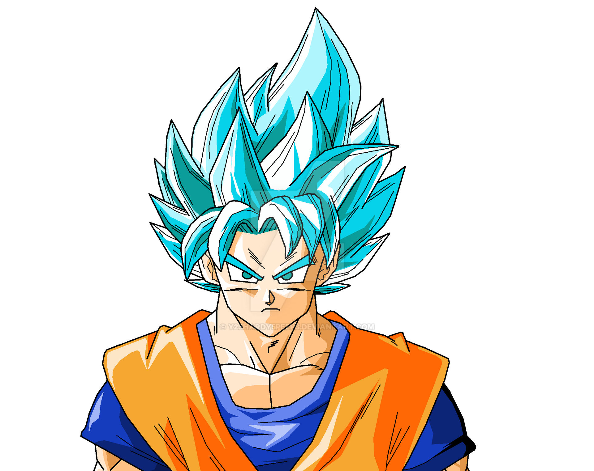Super Saiyan God Goku (Blue Hair) - wide 6