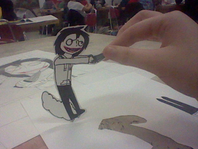 Jeff The Killer paperchild 2