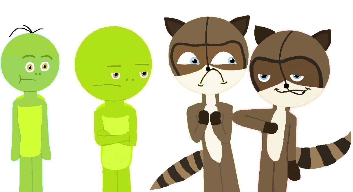 Raccoons and Turtles. by ThunderclapLover on DeviantArt