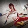 Erza Scarlet Hakama Cosplay