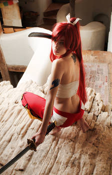 Erza Scarlet Hakama Cosplay