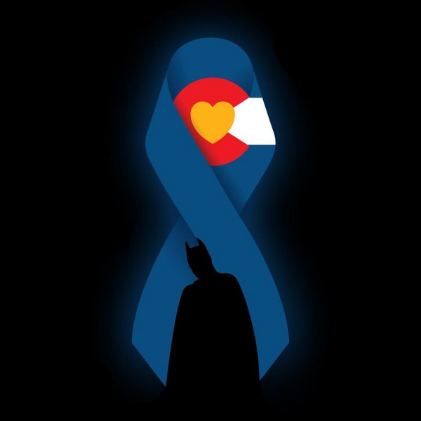 Batman Memorial Ribbon by Mark Rantal