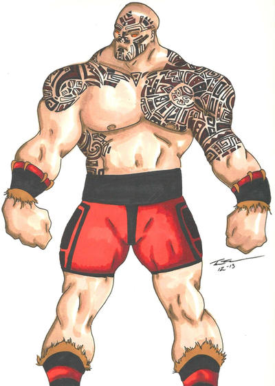 Radom Character Generator Tattooed Titan