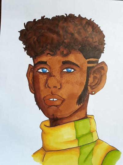 Teenage Luc Brenatto