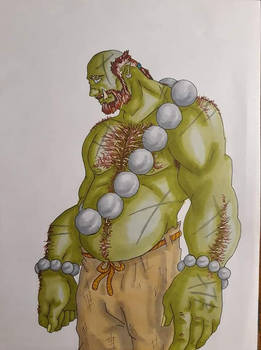 Orc Fighter/ Monk v.2