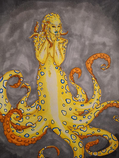 Blue ring octopus Mermiad 2