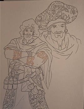 Savory Line Art
