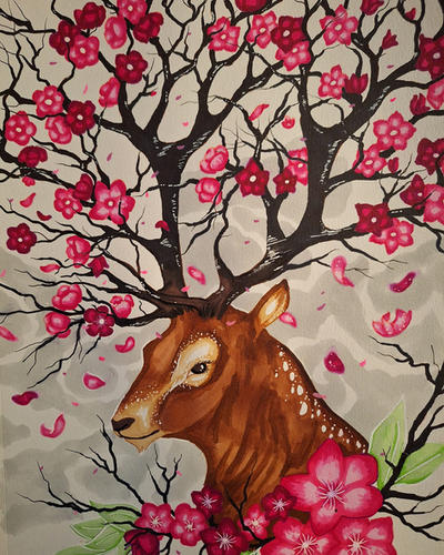 Spring Stag Spring Stag by PDInk on DeviantArt