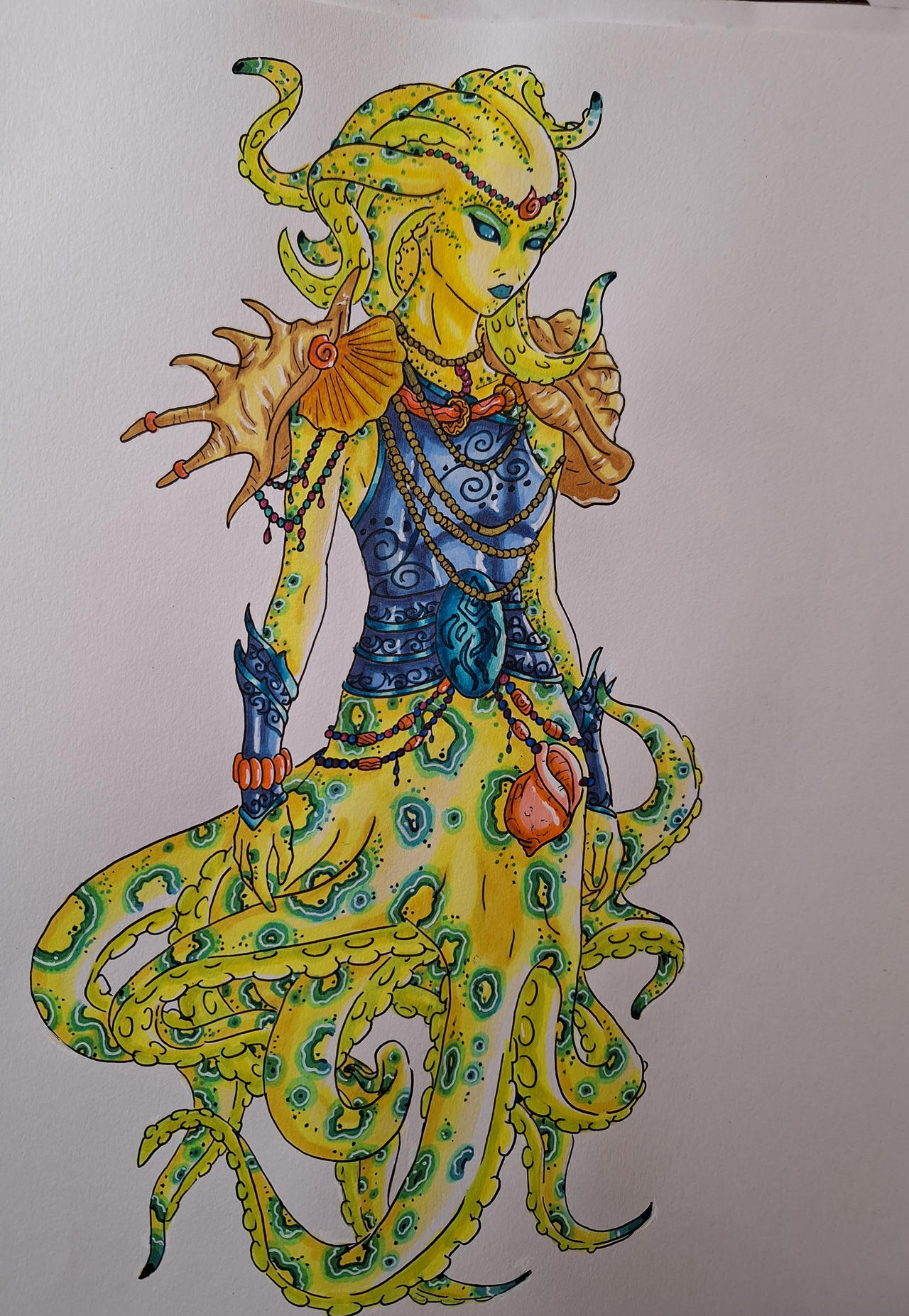 Mollusk Mermaid Priestess