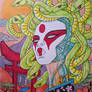 Cyberpunk Geisha Medusa
