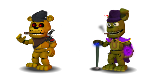 Fnaf World Nightmare Golden Freddy by kingofbut on DeviantArt