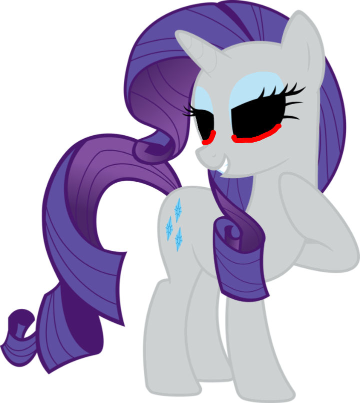 Infected Rarity My Big Big Slendyfriend Infected Rarity by Robertbrasil on DeviantArt