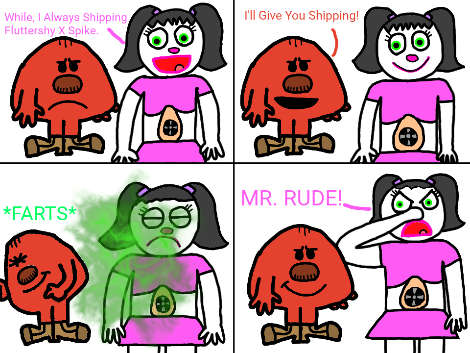 Mr. Rude Farts at Funnygirl1345 by Robertbrasil on DeviantArt