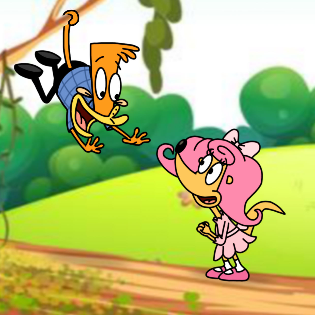 Playing Around with Lazlo and Patsy by Media1997 on DeviantArt