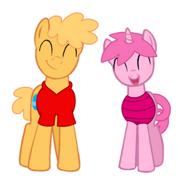 Ponified Pooh and Piglet