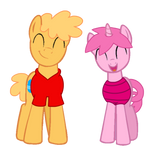Ponified Pooh and Piglet by Media1997