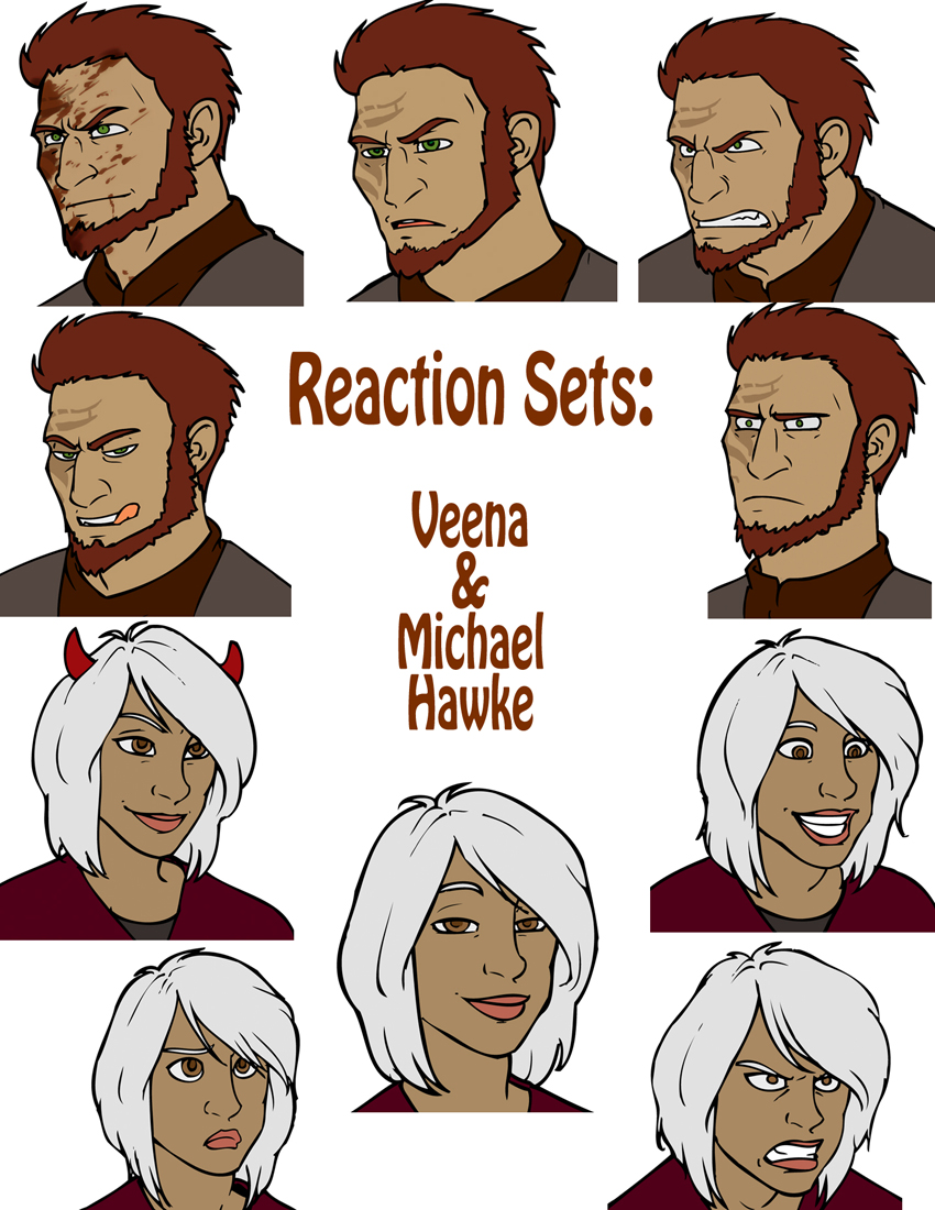 Reaction Sets 1 by HexerGraf on DeviantArt