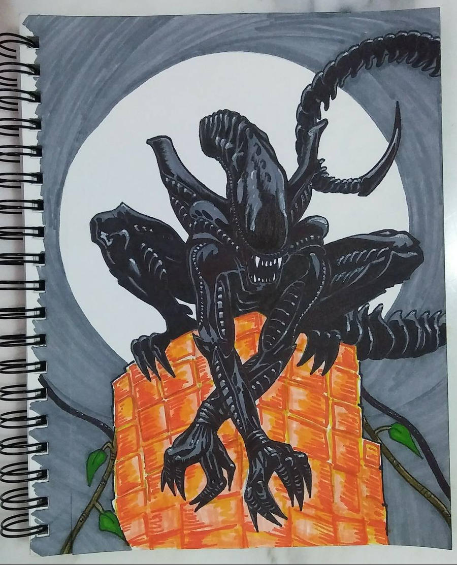 Alien Vs Predator Xenomorph 2 By Elboriqua On Deviantart