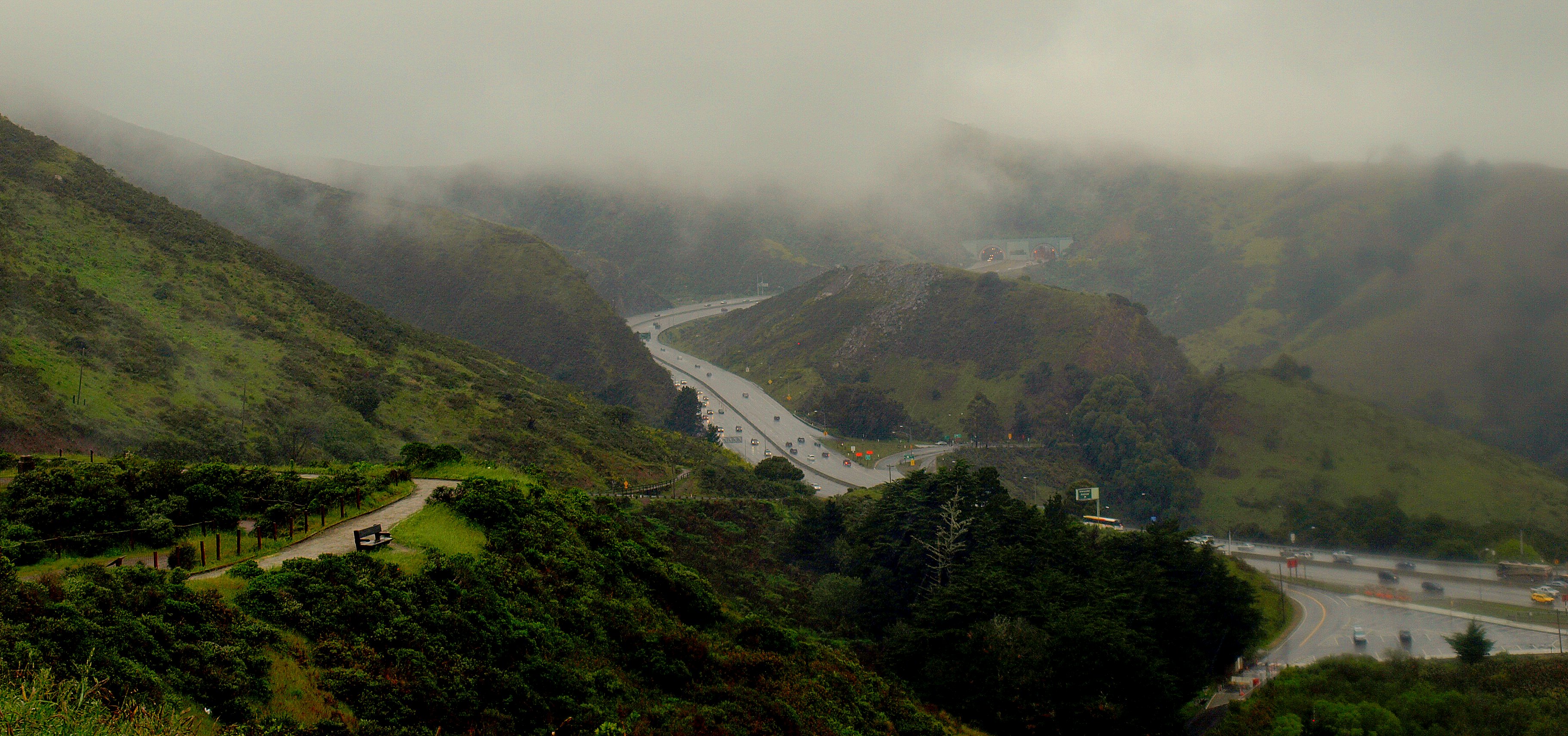 Rainy Day in California