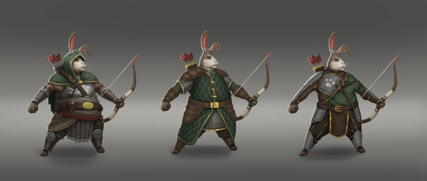 Rabbit archer concept by Sucdeportocale on DeviantArt