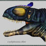 Cryolophosaurus ellioti head