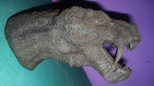 gorgonopsid model head