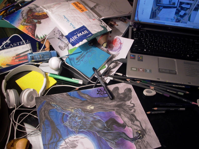 My workspace by wang-POW