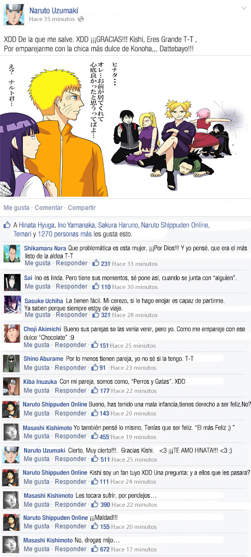 Naruto Uzumaki - Feliz - Estado de Facebook by ElielSimb on DeviantArt