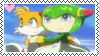 Stamp: Tails X Cosmo by P0k3ys-Stamps