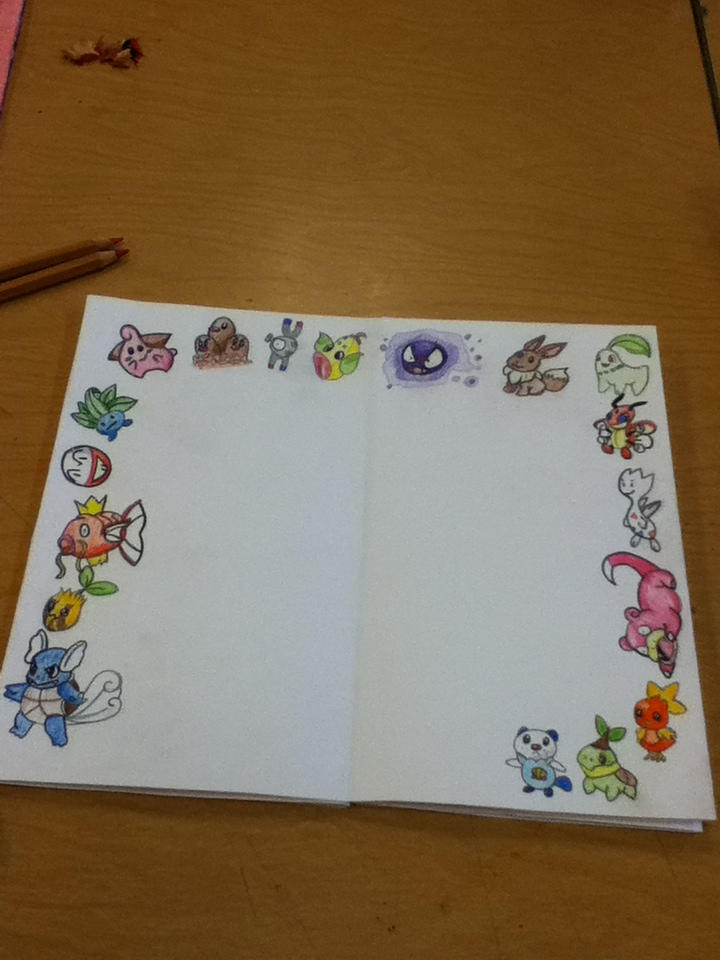 Pokemon Pattern Border Pokemon Border by fruitmachine15 on DeviantArt