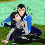 Aqualad Protects Blackfire 2