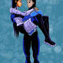 Aqualad Carrying Blackfire