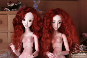 Maya and Evie (BJD)