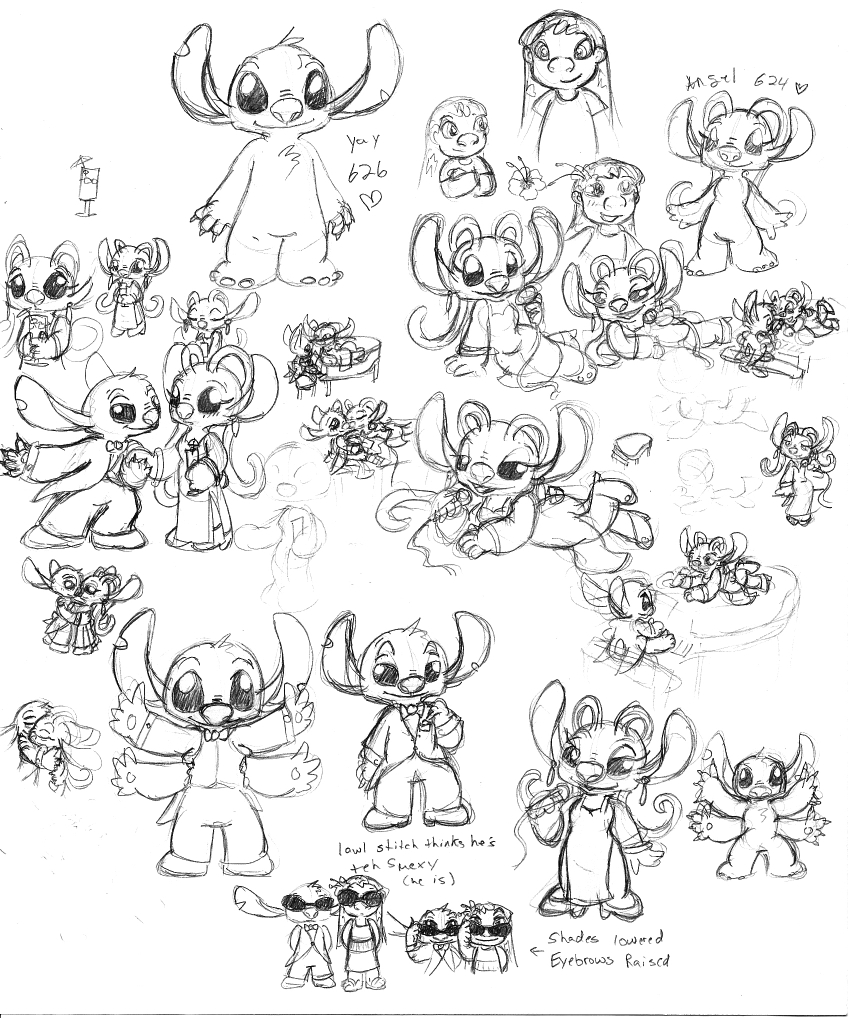 Coloriage à Imprimer Stitch Et Angel Lilo Stitch Angel Formal by MiriamTheBat on DeviantArt