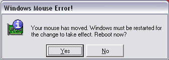 Mouse moved error