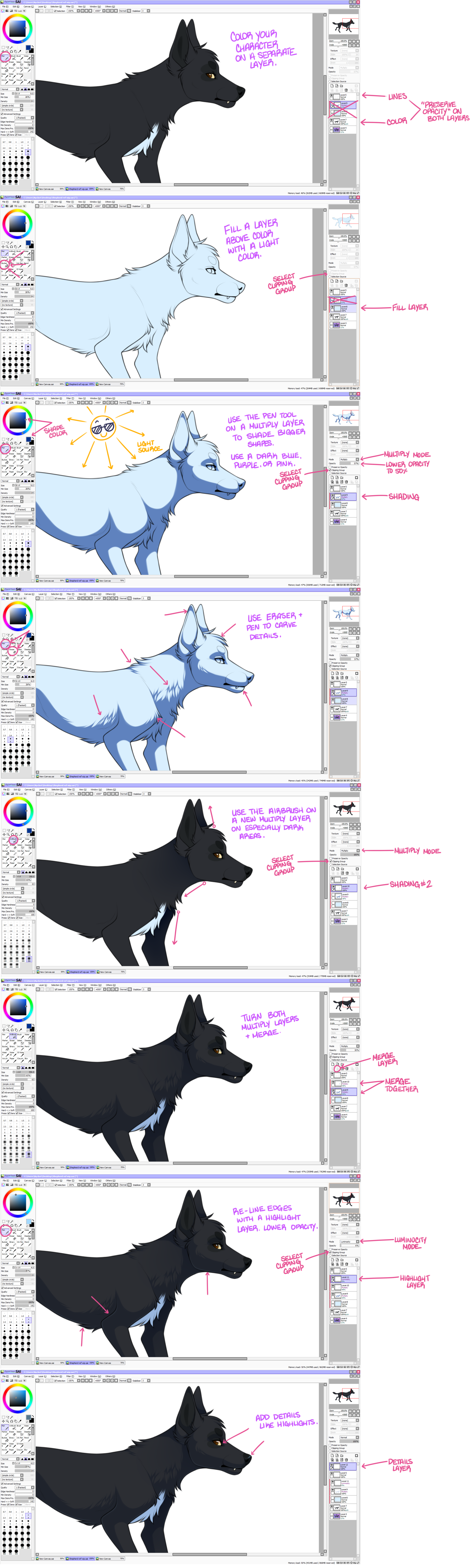Nycket's basic/cel shading tutorial by Nycketful on DeviantArt
