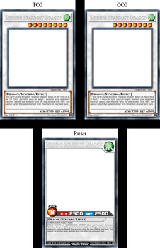 Custom Yugioh Card: Shining Stardust Dragon