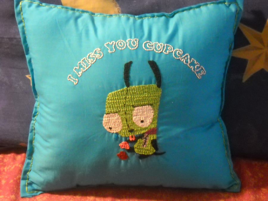 GIR Embroidered Pillow