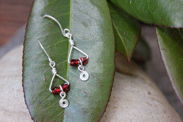 Garnet Earrings