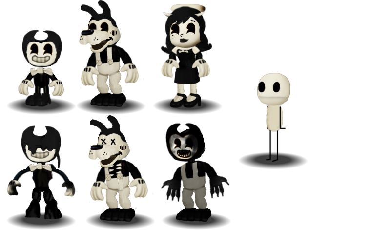 adventure bendy and the ink machine Characters by aidenmoonstudios on  DeviantArt