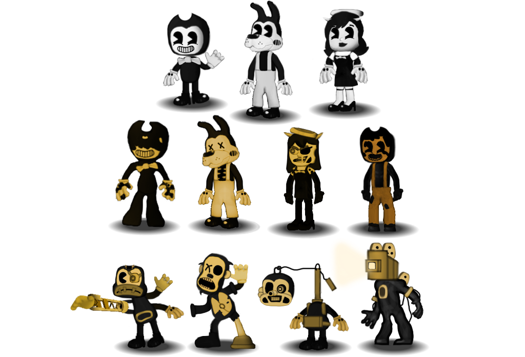 Fnaf sister location Characters Canon V2 by aidenmoonstudios on