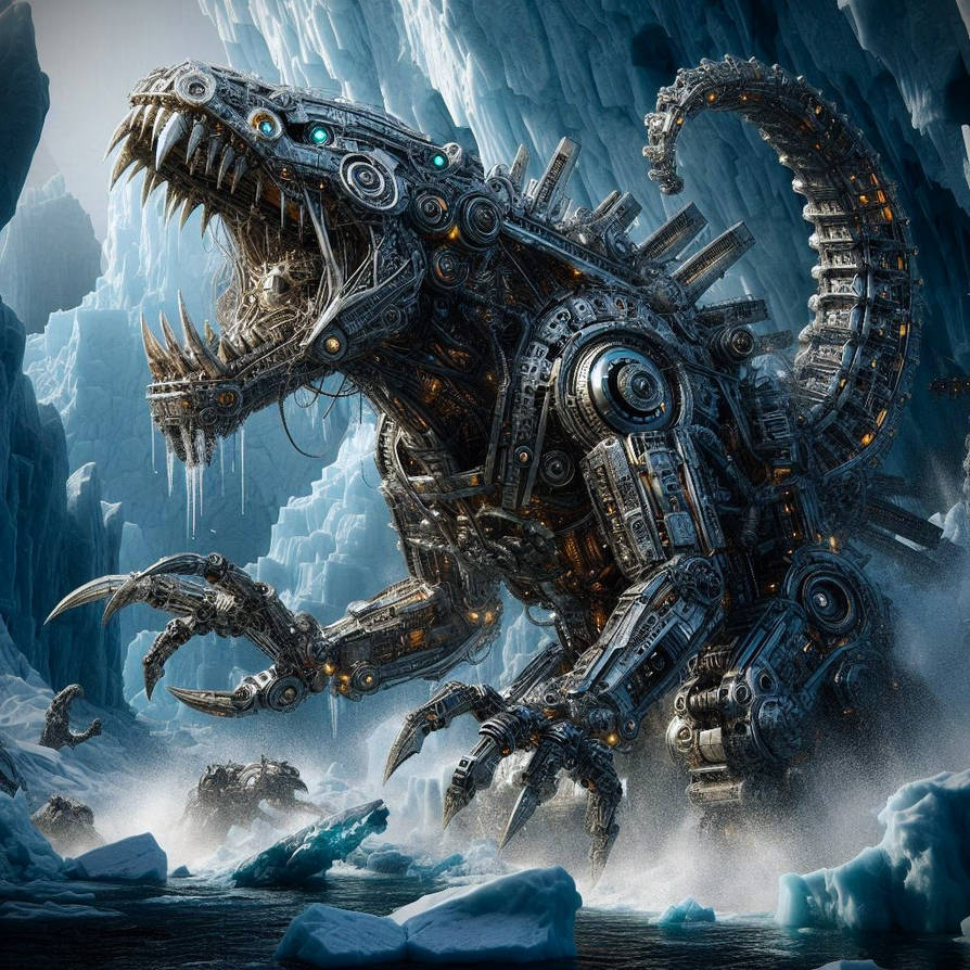 Deviantart Am Monster Rampage Cyber-Rex by ganymean28 on DeviantArt