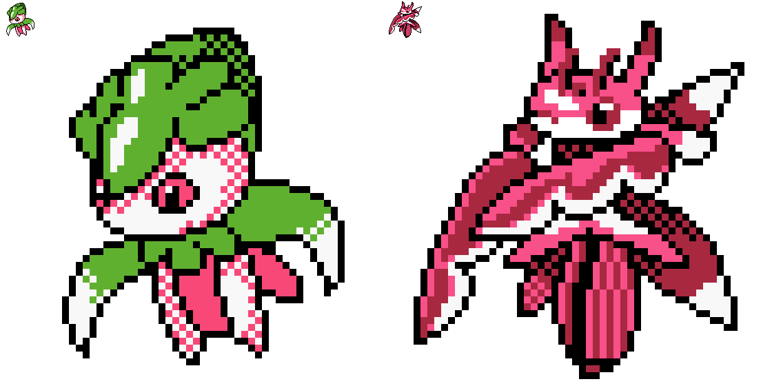 Fomantis and Lurantis