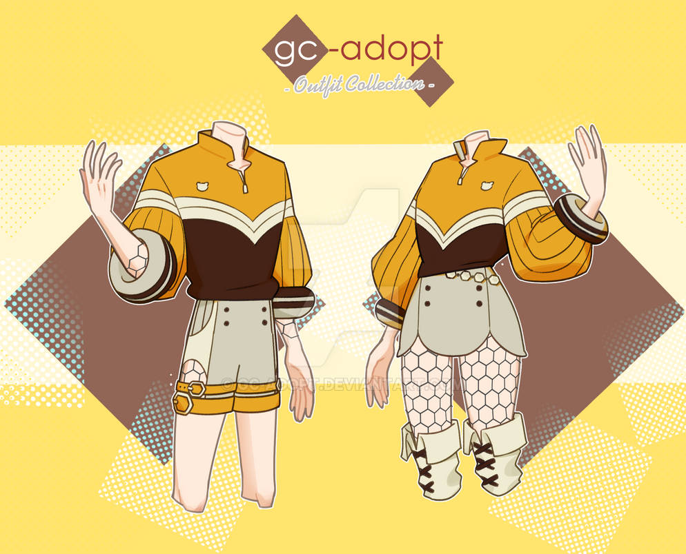 Outfit Adoptables # 184(Open1/2) by gc-adopt on DeviantArt