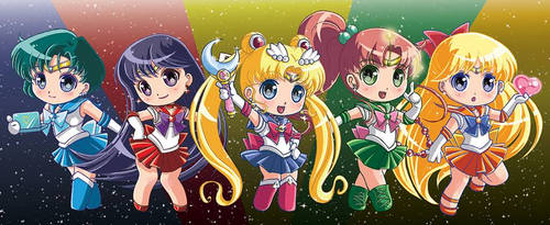 Sailormoon Buttons inner senshi full set! by Hadibou